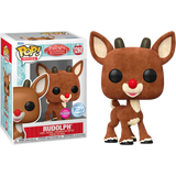 Funko Pop Rudolph Red Nosed Reindeer - Rudolph Flocked Funko Special Edition