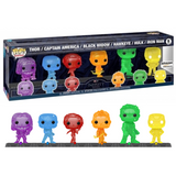 Funko Pop Marvel Infinity Saga Artist Series - Thor/Captain America/Black Widow/Hawkeye/Hulk/Iron Man Amazon EX