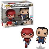 Funko Pop DC Justice League - The Flash & Superman 2 Pk Funko 2018 Fall Convention EX