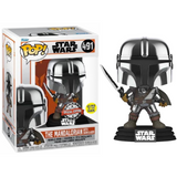 Funko Pop Star Wars - The Mandalorian w/ Darksaber GITD Special Edition EX