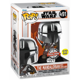 Funko Pop Star Wars - The Mandalorian w/ Darksaber GITD Special Edition EX
