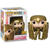 Funko Pop Wonder Woman WW84 - Wonder Woman Golden Armor Shield Hot Topic EX