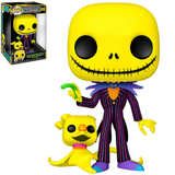 Funko Pop Disney The Nightmare Before Christmas - 10" Jack w/ Zero (Blacklight)