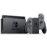 Nintendo Switch With Grey Joy-Con