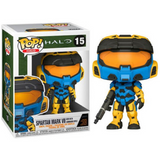 Funko Pop Halo - Spartan Mark VII w/ VK78 Commando Rifle (Yellow-Blue)