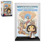 Funko Pop Comic Cover w/ Protector - DC Comics 80th Anniversary Wonder Woman Rebirth on Throne