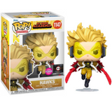 Funko Pop My Hero Academia - Hawks (Flocked) Chalice Collectibles EX