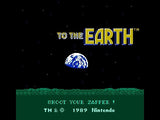 To the Earth