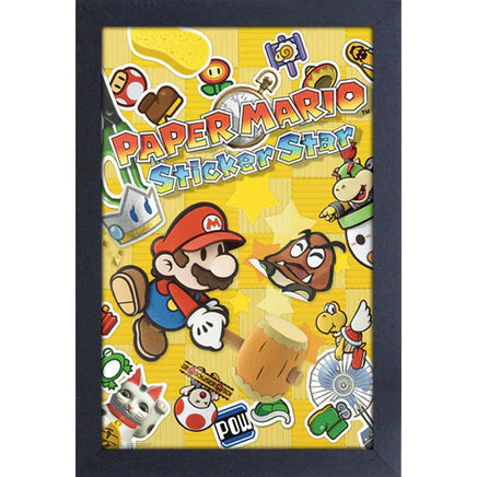 Paper Mario Sticker Star Framed Print
