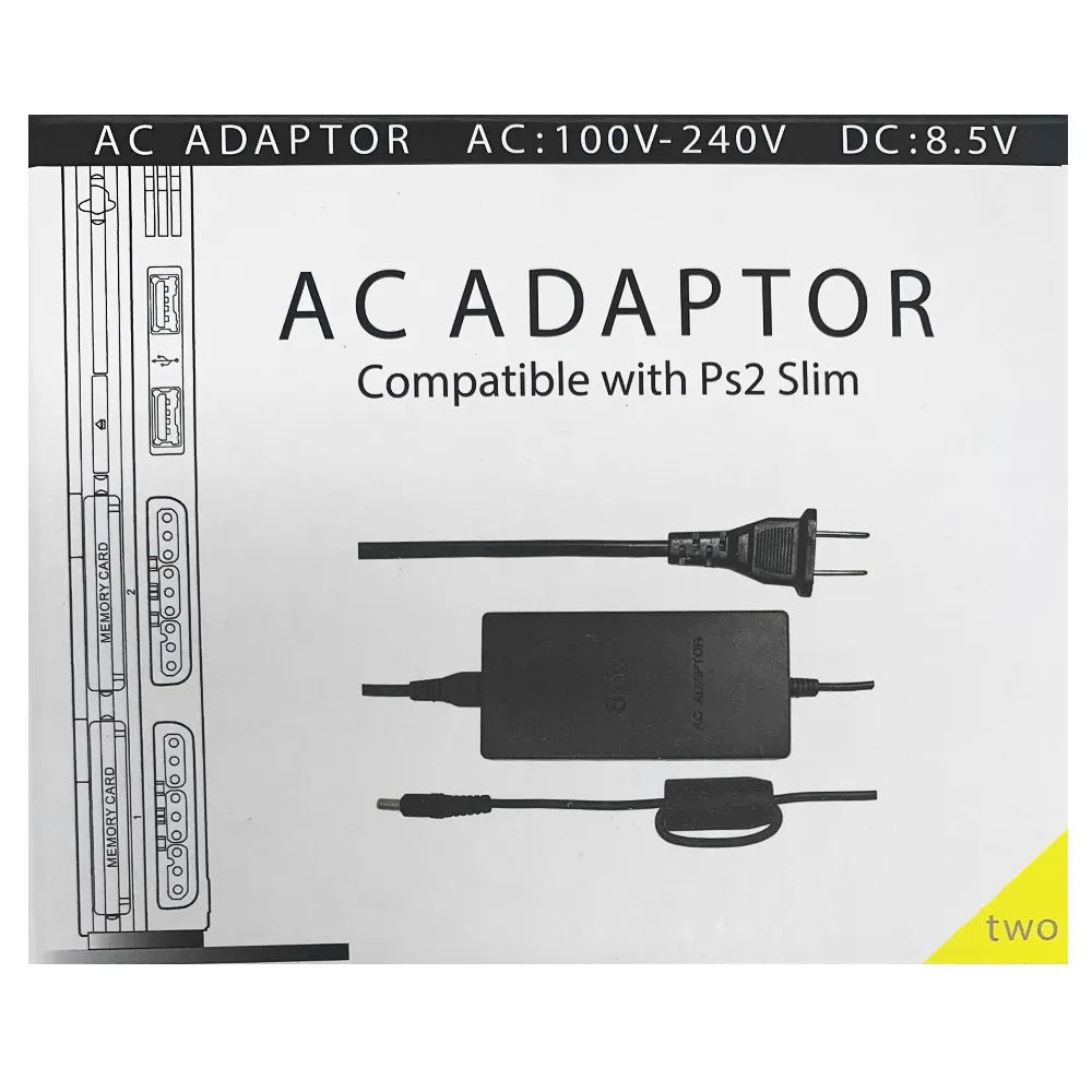 Old Skool AC Adapter For PS2 Slim
