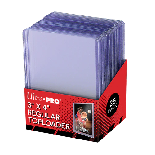 Ultra PRO Top Loaders 3x4 Regular - 25 Pack