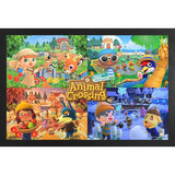 Animal Crossing Four Seasons Framed Print