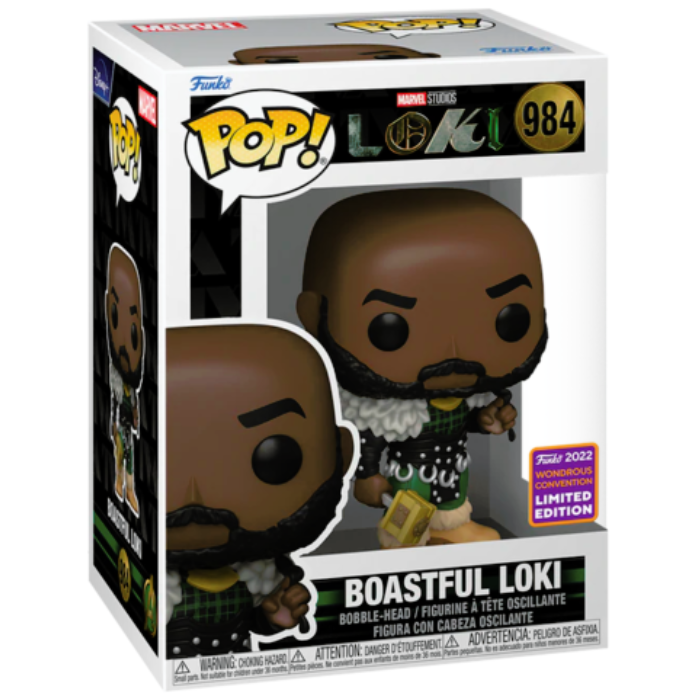 Funko Pop Marvel Loki - Boastful Loki Funko 2022 Wondrous Convention EX