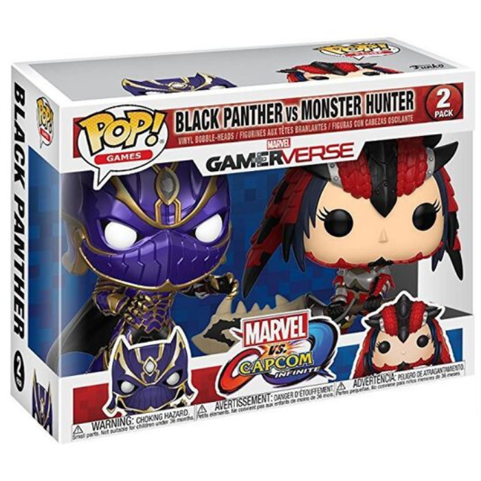 Funko Pop Marvel Gamerverse 2 Pack - Black Panther Vs. Monster Hunter