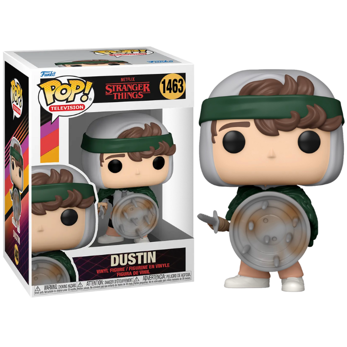 Funko Pop Stranger Things - Hunter Dustin With Shield