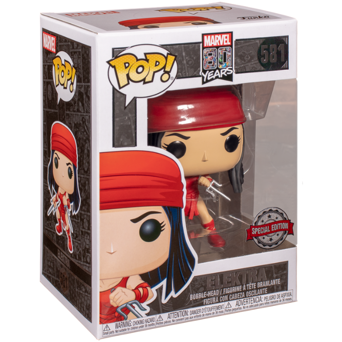 Funko Pop Marvel 80 Years Anniversary - Elektra Special Funko Pop Marvel 80 Years Anniversary - Elektra Special