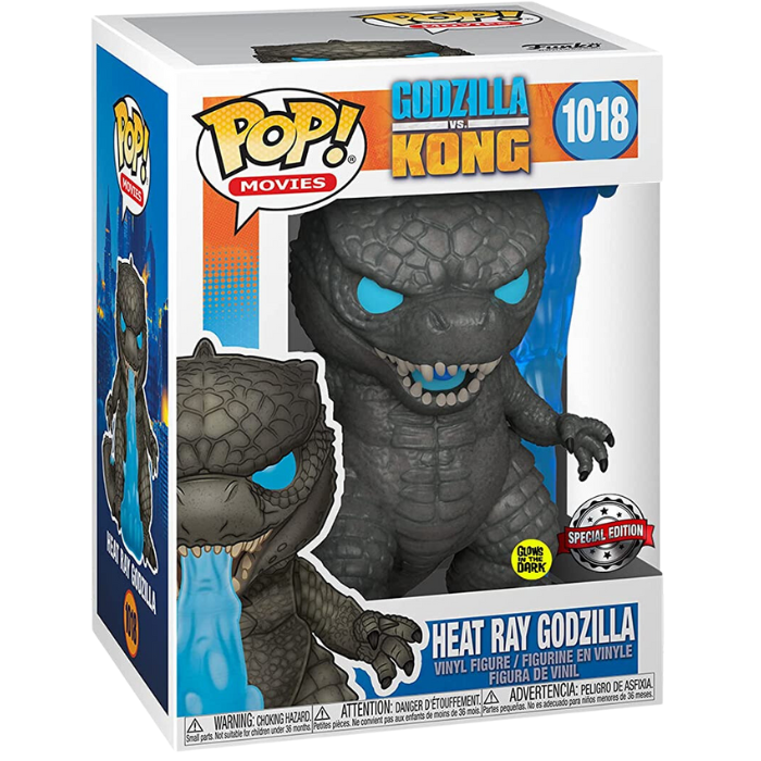 Funko Pop Godzilla vs. Kong - Heat Ray Godzilla GITD Special Edition EX