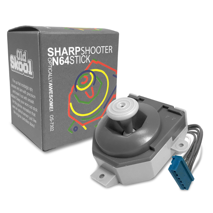 Old Skool N64 Replacement Controller Joystick Sharp Shooter (Optical Style)