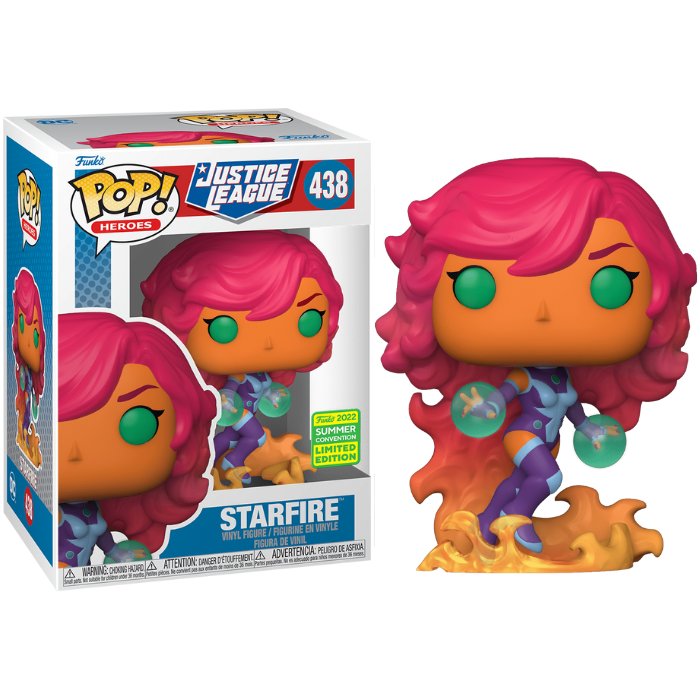 Funko Pop Heroes Justice League - Starfire 2022 Summer Convention LE