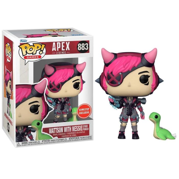 Funko Pop Apex Legends - Wattson With Nessie (Cyber Punked) Gamestop EX