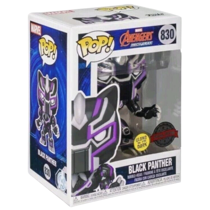 Funko Pop Avengers Mech Strike - Black Panther GITD Special Edition EX