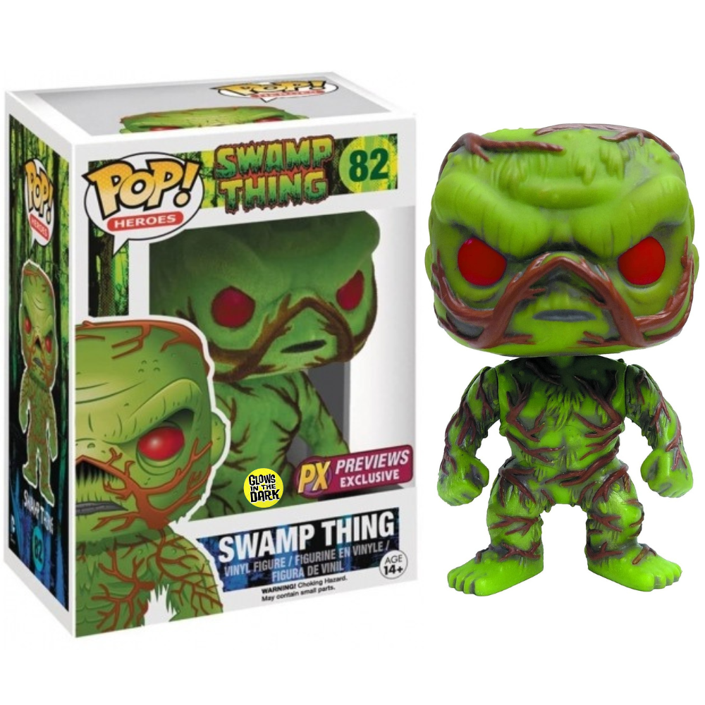 Funko Pop Swamp Thing - Swamp Thing GITD PX Previews EX