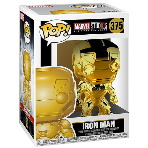 Funko Pop Marvel Studios The First Ten Years Iron Man Gold Loading Screen