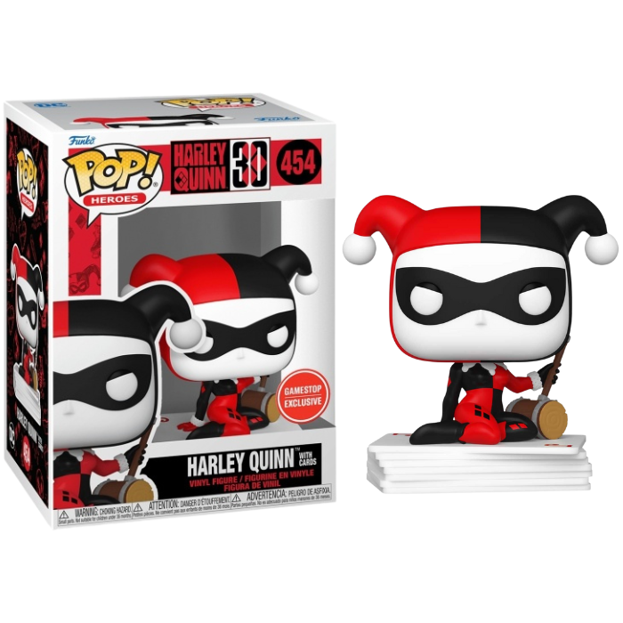Funko Pop Harley Quinn 30 - Harley Quinn With Cards GameStop EX