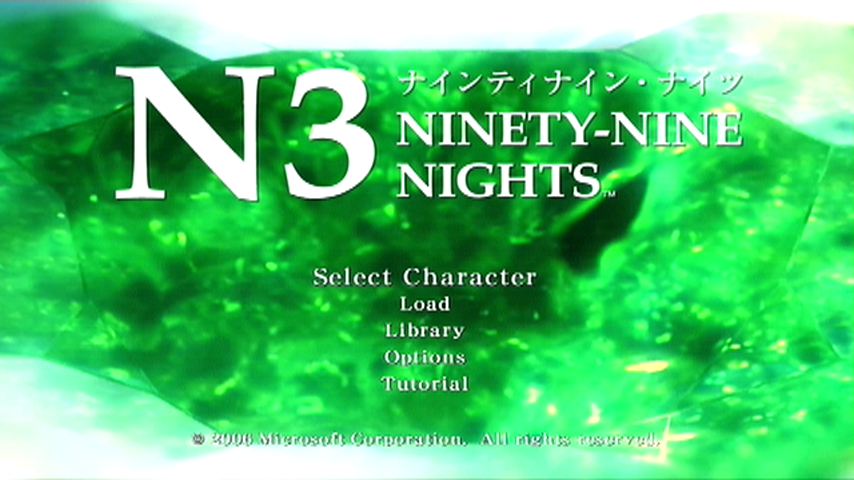 N3: Ninety-Nine Nights