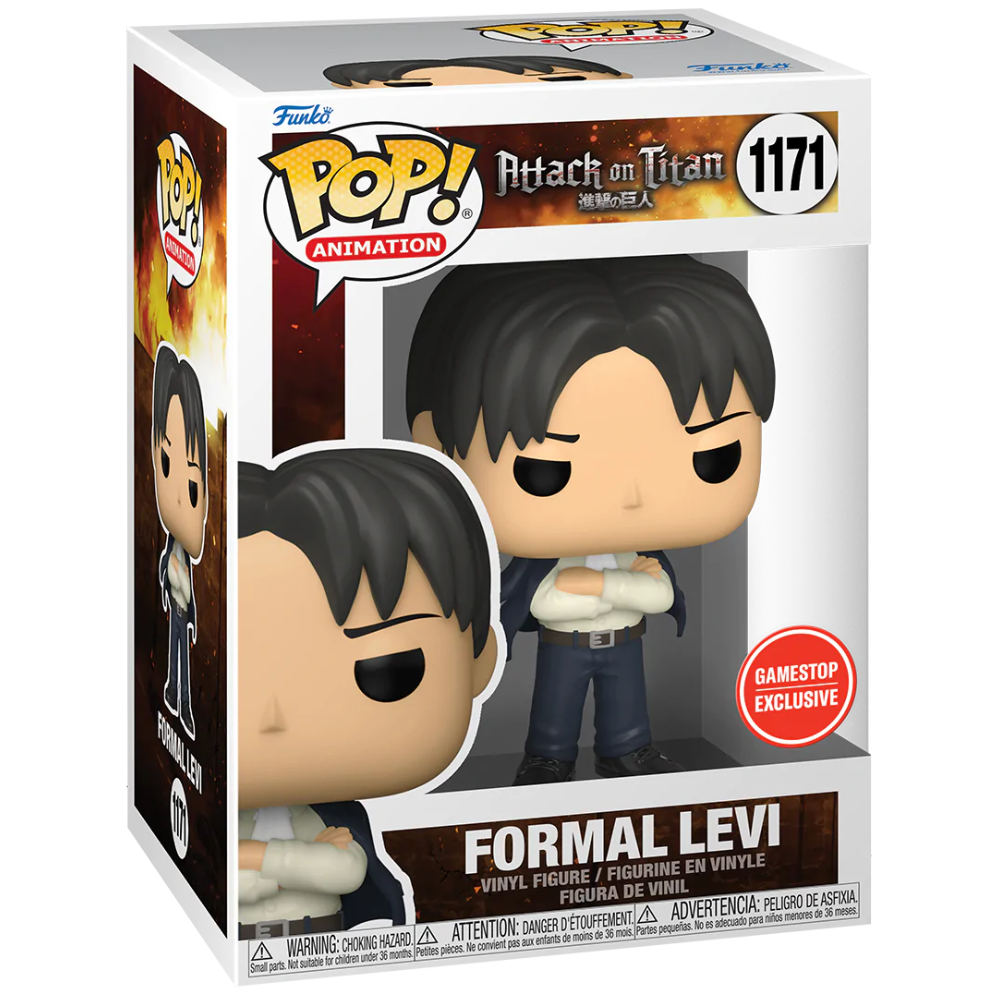 Funko Pop Attack On Titan - Formal Levi GameStop EX