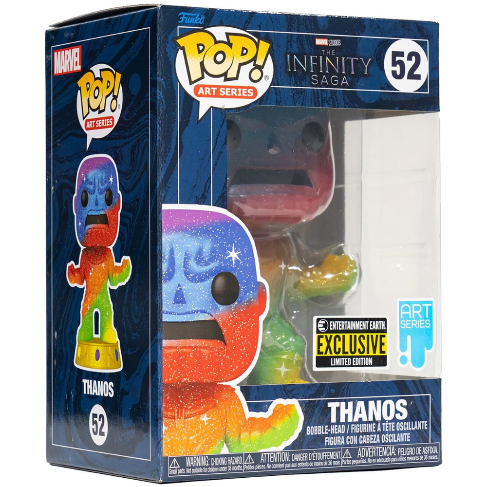 Funko Pop The Infinity Saga - Thanos Art Series Entertainment Earth EX