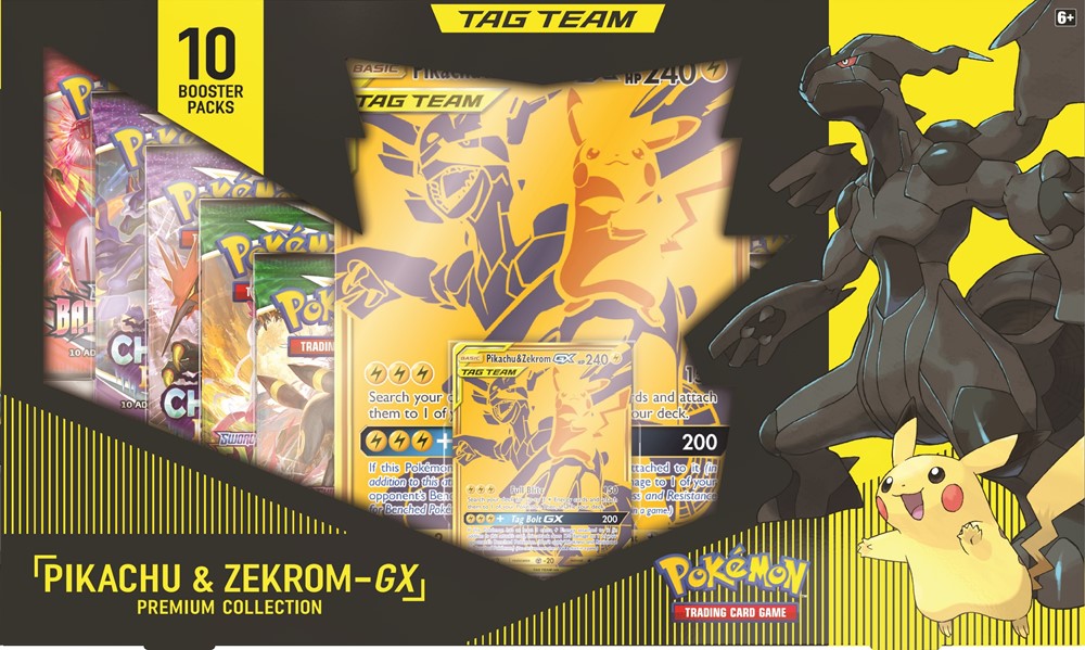 Pokemon TCG Pikachu & Zekrom GX Box