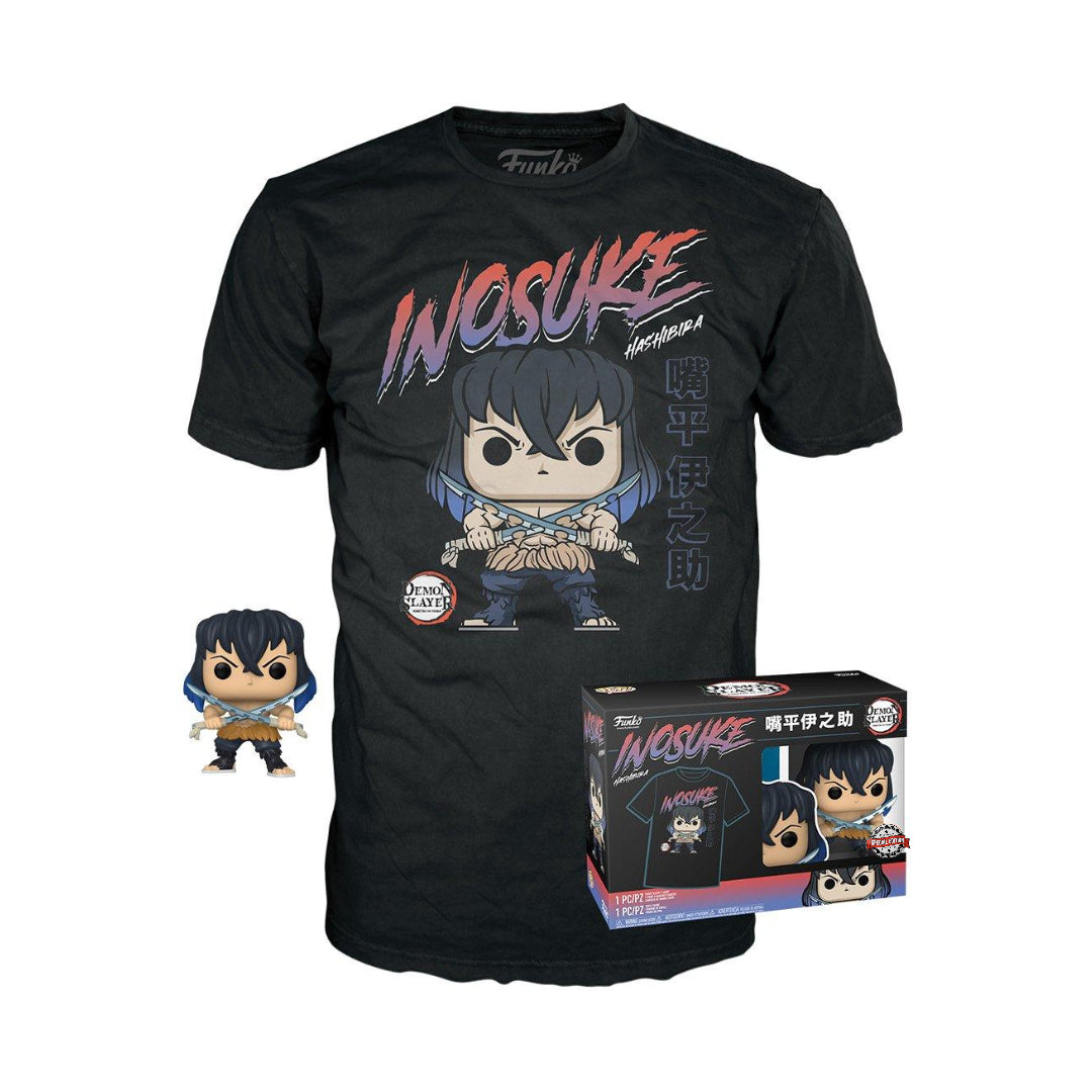 Funko Demon Slayer Pop & Tee Bundle - Inosuke Hashibira GameStop EX