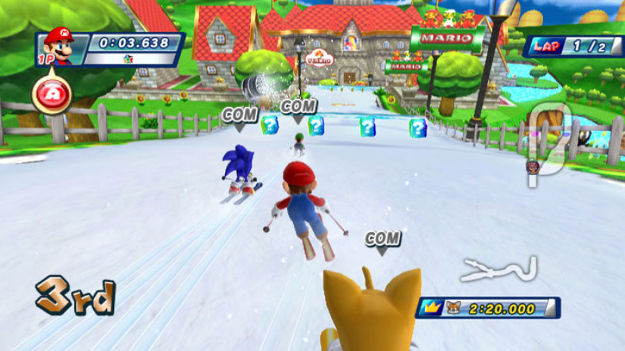 Mario & sonic at the olympic winter shop games wii