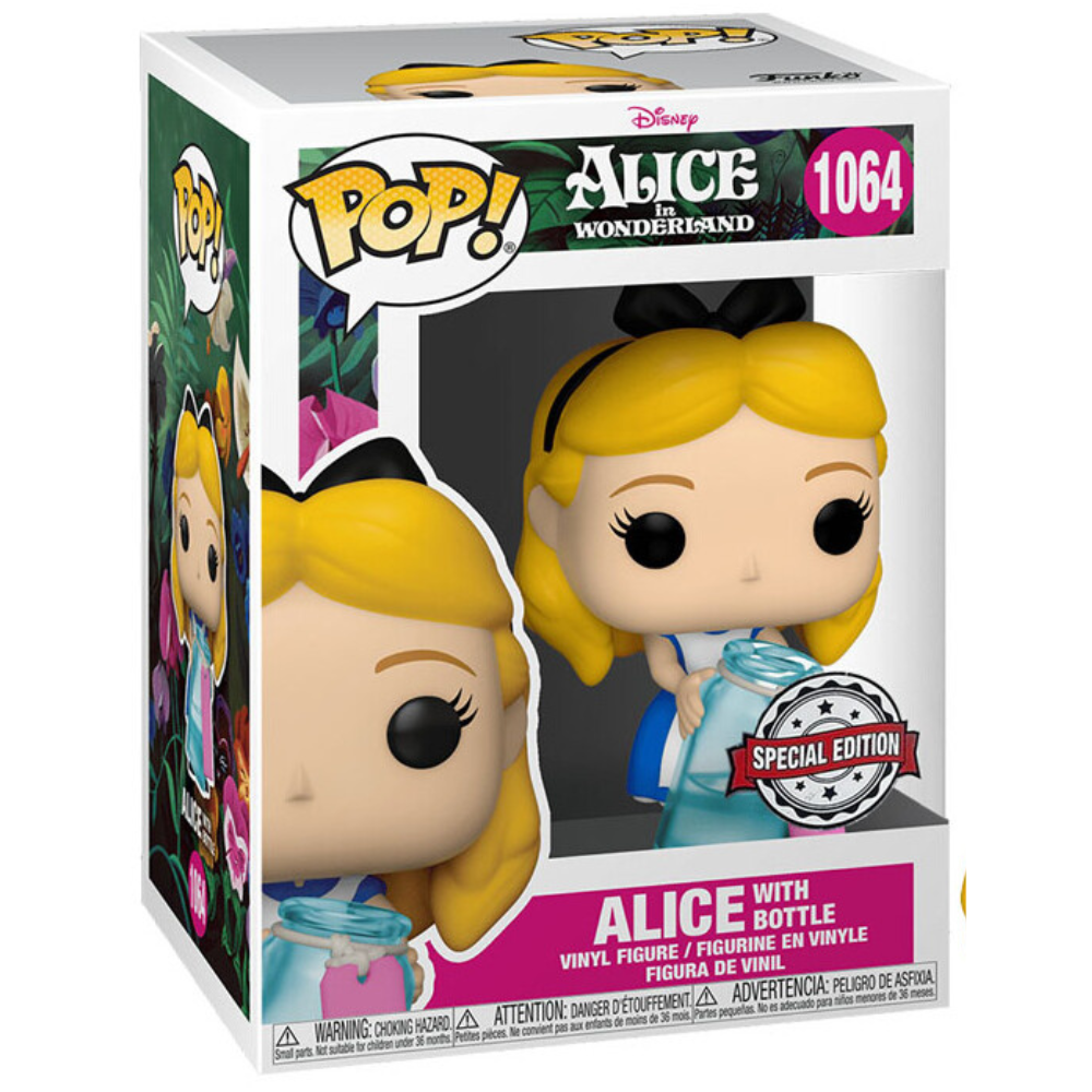 Funko Pop Alice In Wonderland - Alice w/ Bottle Special Edition EX