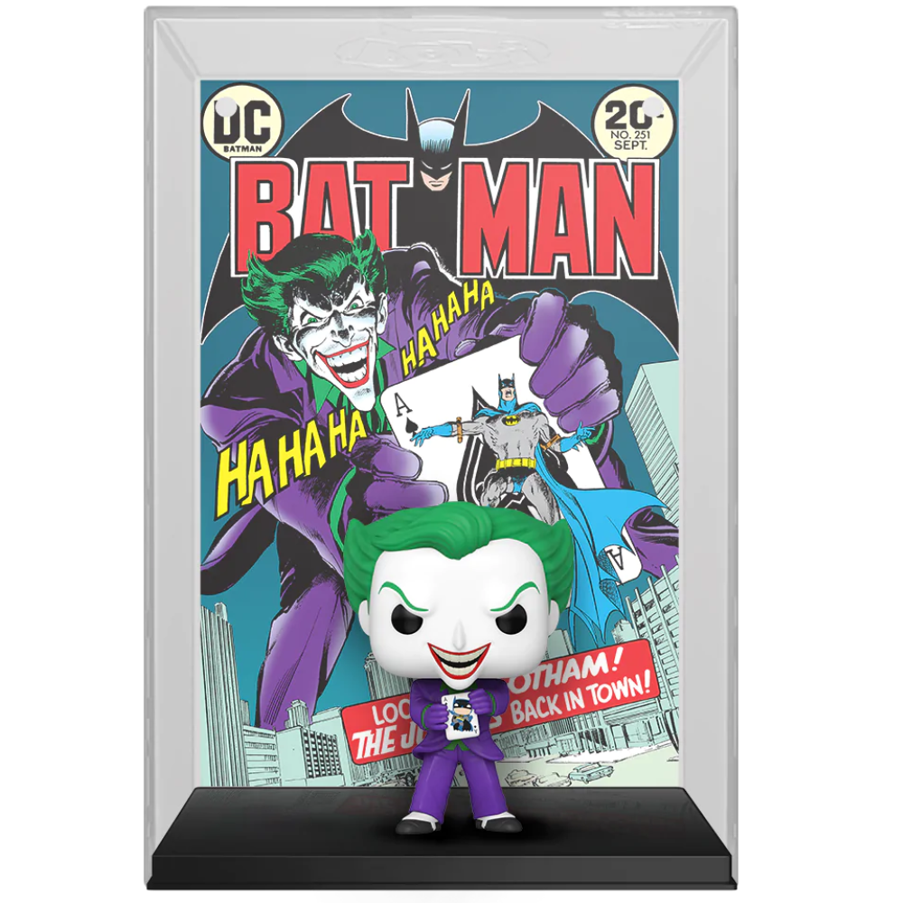 Funko Pop Comic Cover w/ Protector - DC Comics Joker (Back In Town) 2022 Winter Convention EX