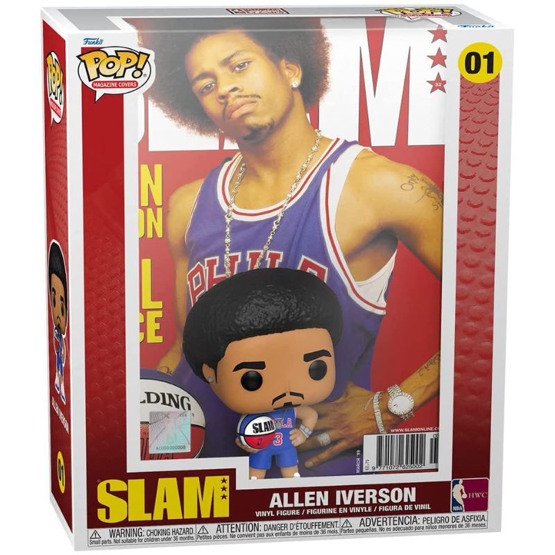 Funko Pop NBA Slam Cover Allen Iverson w/ Protector