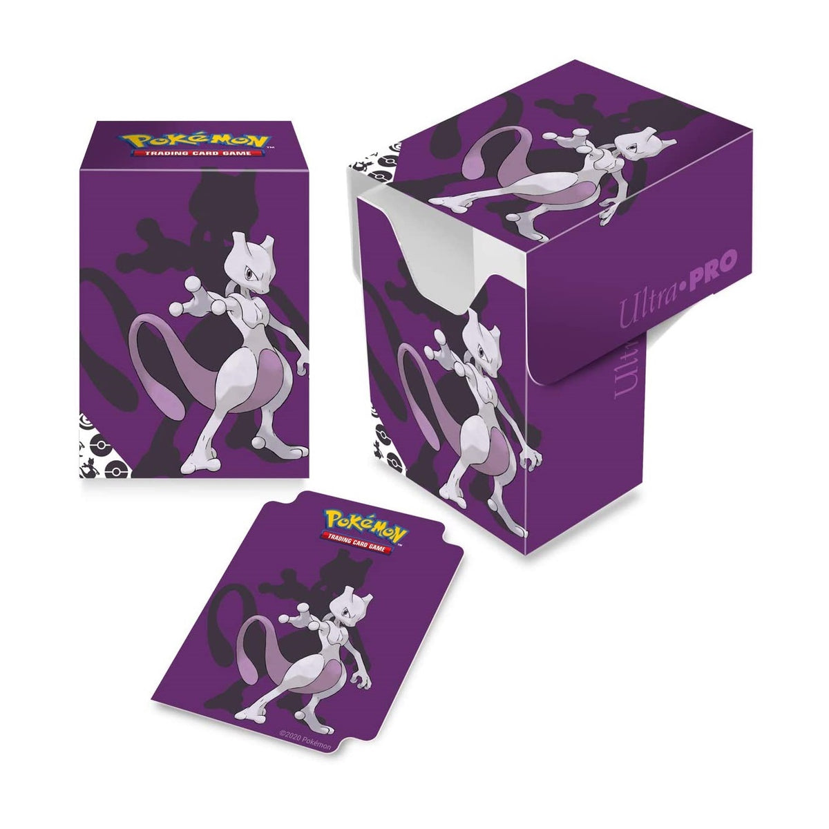 Pokemon Deck Box w/ Divider - Mewtwo