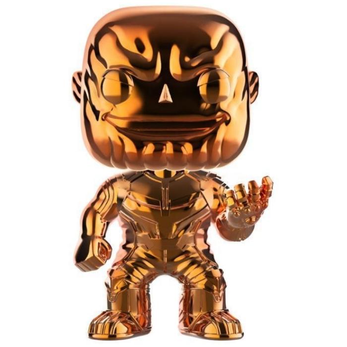 Funko Pop Avengers Infinity War - Thanos Orange Chrome Walmart Exclusive