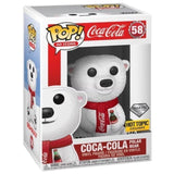 Funko Pop Coca-Cola Polar Bear Diamond Collection Hot Topic EX