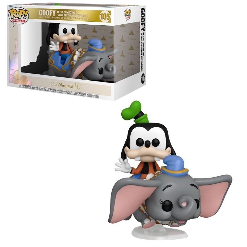 Funko Pop Rides Goofy At The Dumbo The Flying Elephant Attraction
