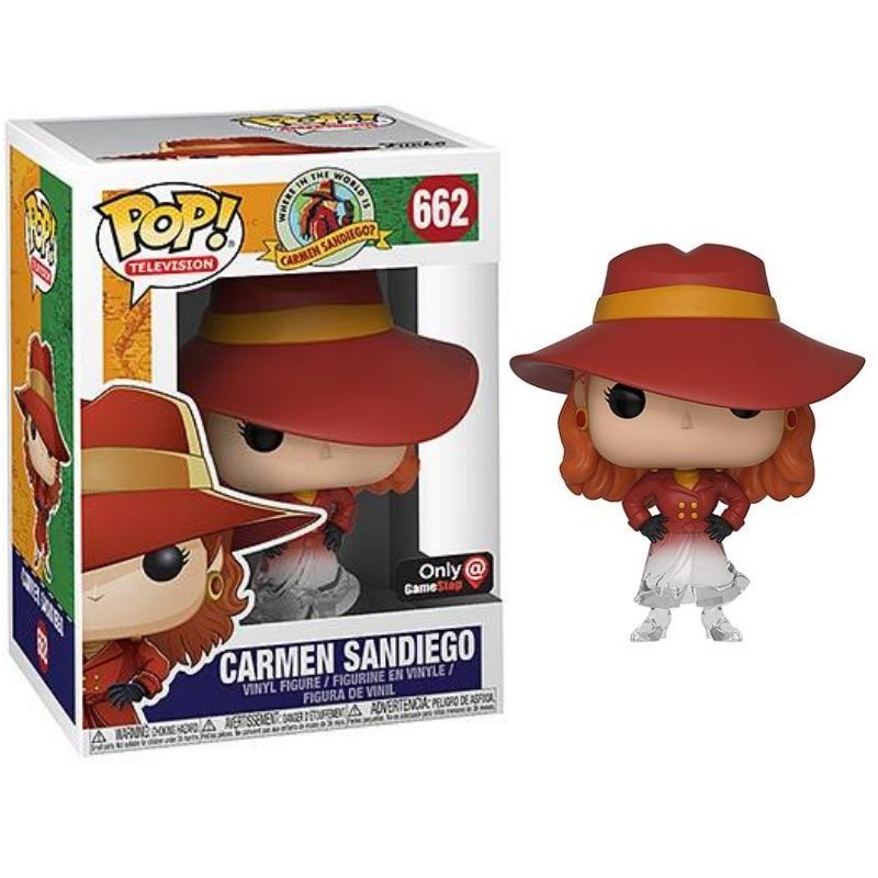 Funko Pop Where in the World is Carmen Sandiego? - Carmen Sandiego EB Games Exclusive