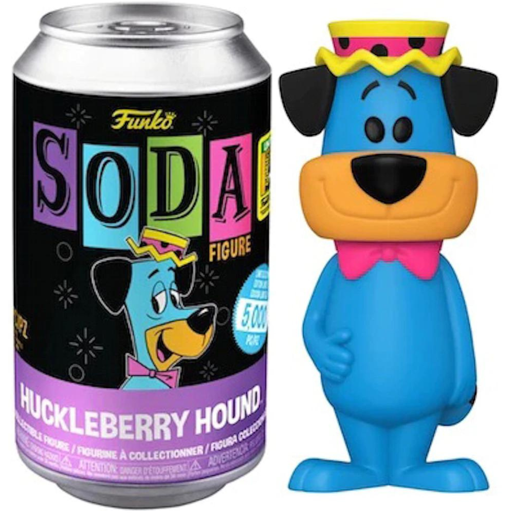 Funko Pop Soda Can Vinyl Figure - Huckleberry Hound (Blacklight) SDCC 2022