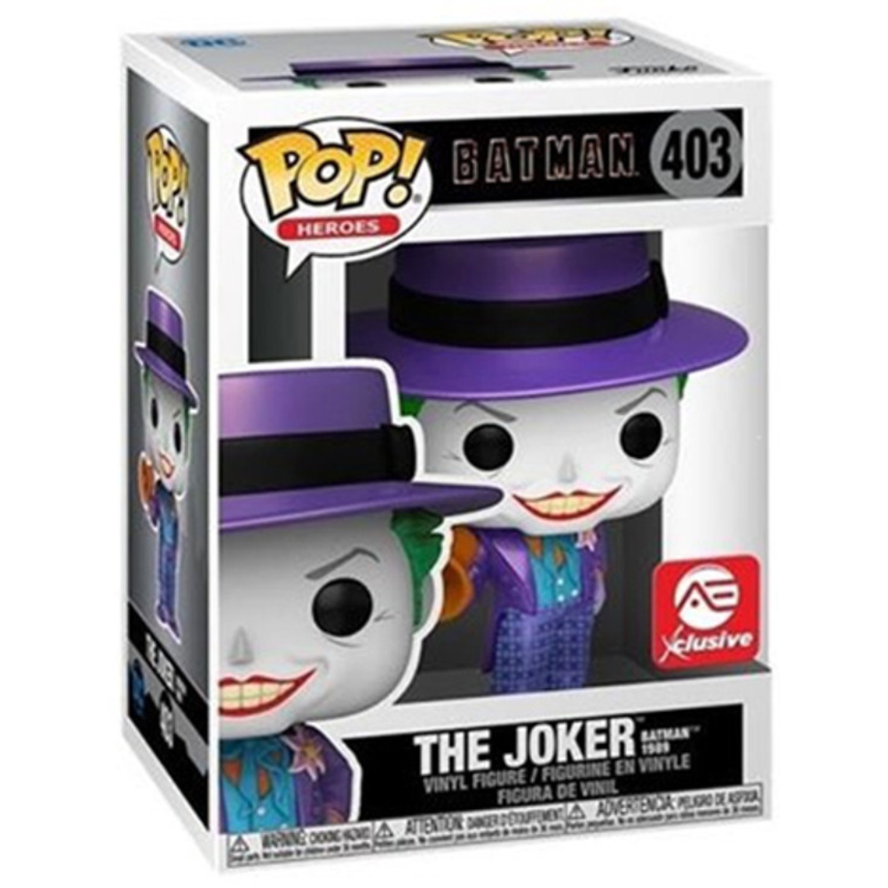 Funko Pop Batman 1989 - The Joker (Metallic) Anime Expo EX