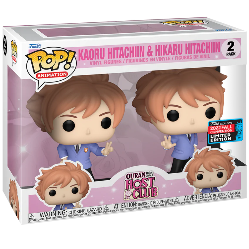 Funko Pop Ouran High School Host Club - Kaoru Hitachiin & Hikaru Hitachiin 2-Pack 2022 Fall Convention EX