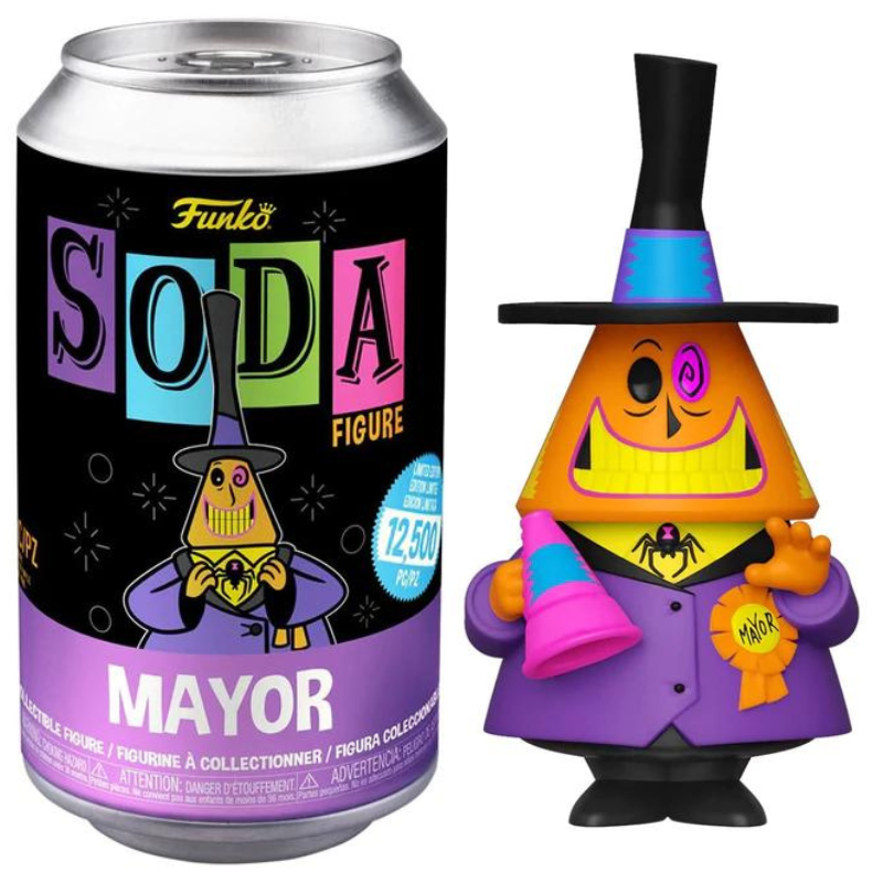 Funko Pop Soda Can Vinyl Figure - NBX Mayor (BLKLT)
