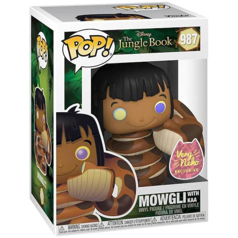 Funko Pop Disney The Jungle Book - Mowgli w/ Kaa Very Neko EX