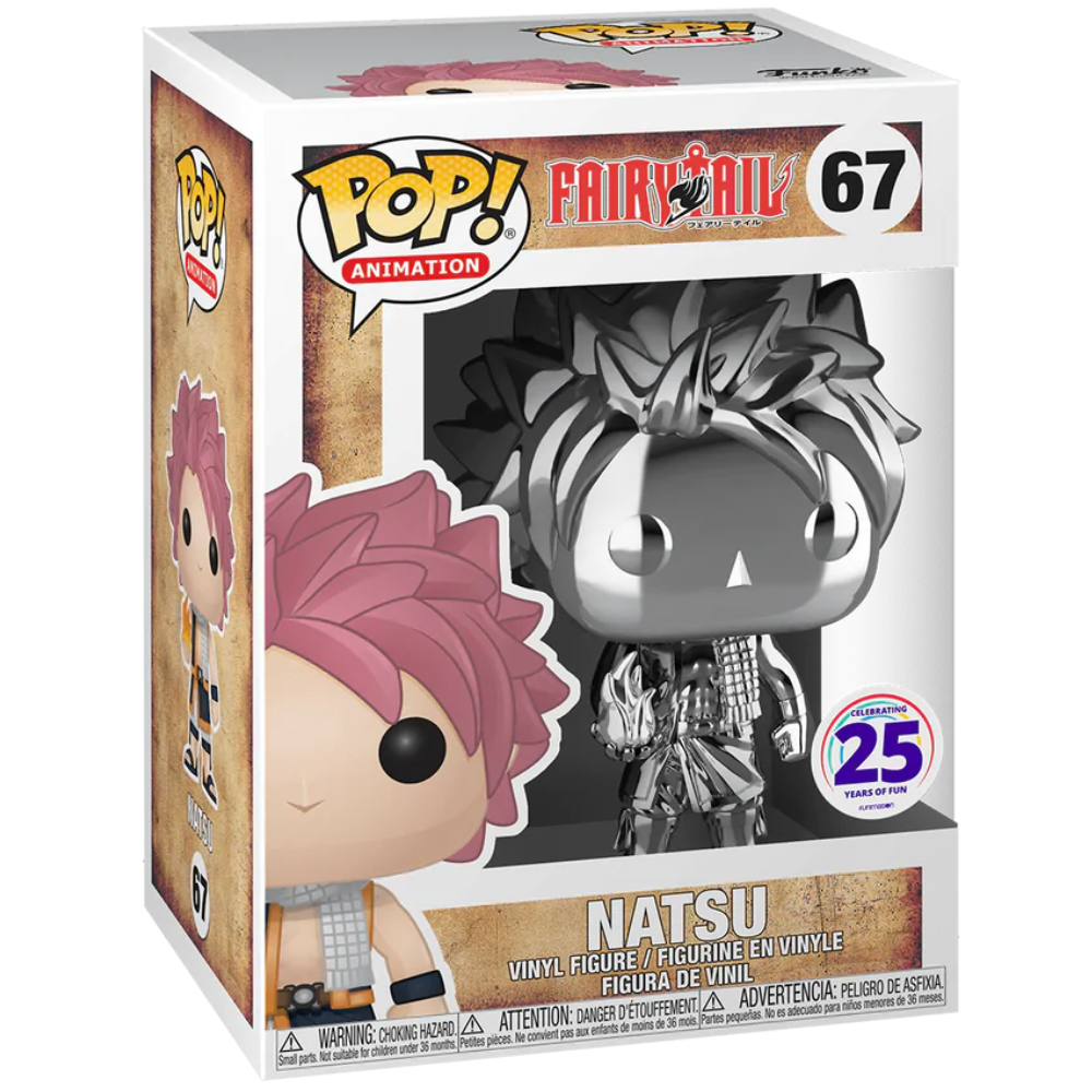 Fairy Tail - Natsu Funko Pop (Silver Chrome Ver.)