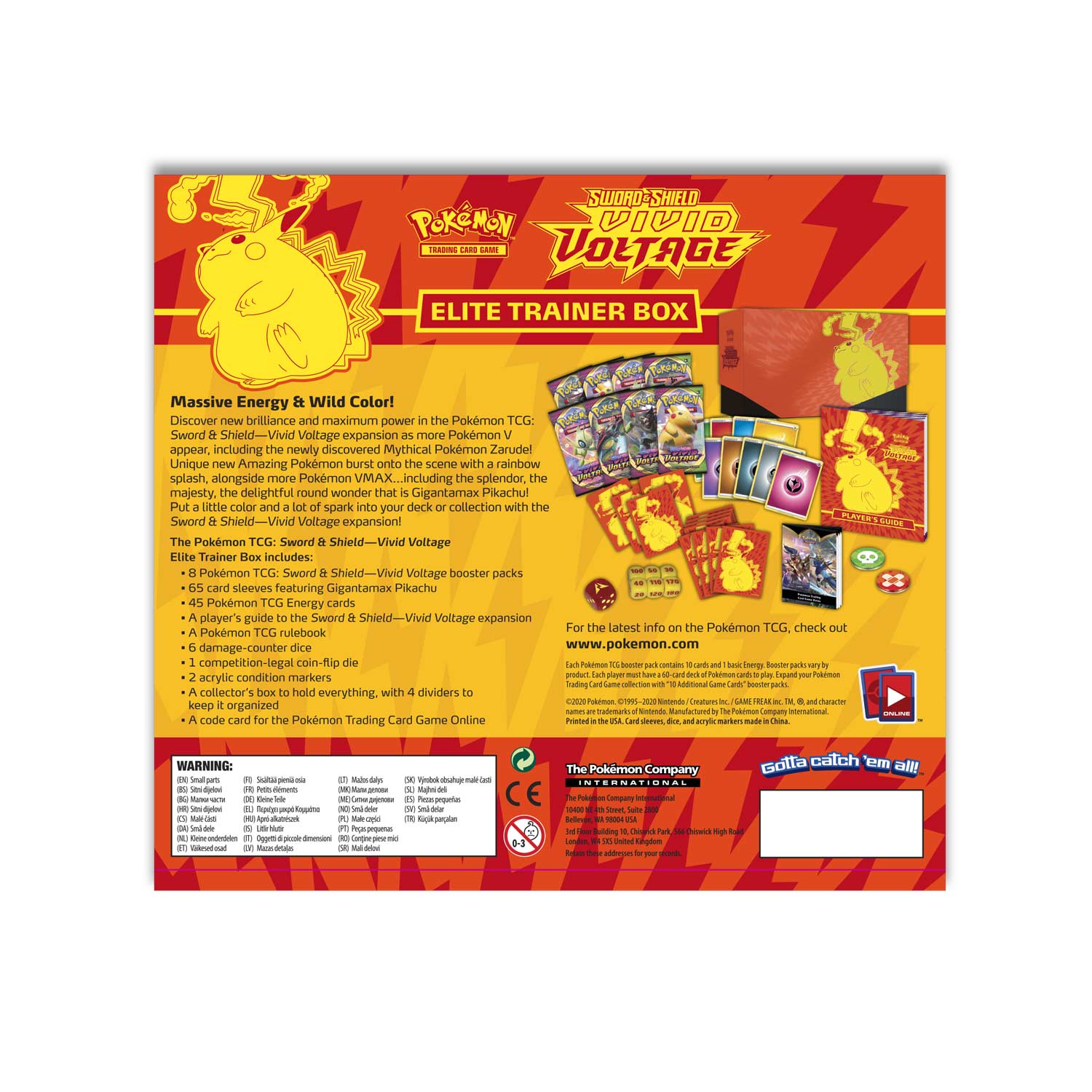 Pokemon TCG: Sword & Shield-Vivid Voltage Elite Trainer Box