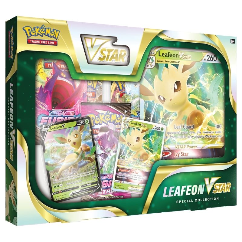 Pokemon TCG: Leafeon V Star Special Collection Box